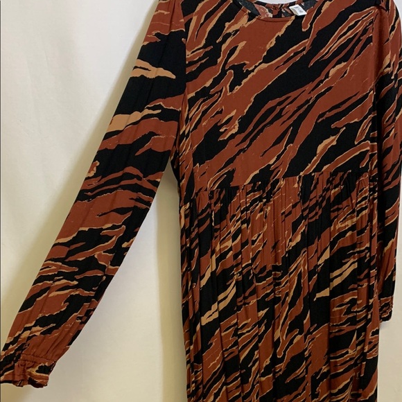 BP Brown and Black Long Sleeve Dress - Picture 3 of 7